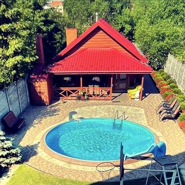 Оренда  затишного будинкочку з чаном,басейном та банею  неподалік Львова.