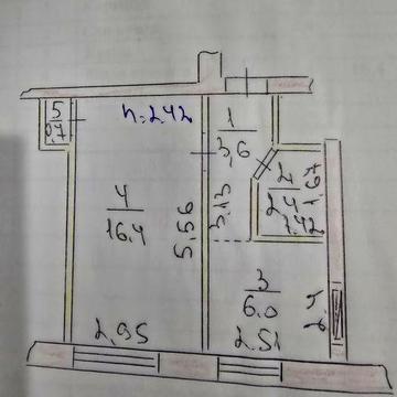 Продам однокомнатную квартиру ЖКХ