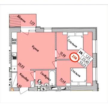 Продаж двокімнатної квартири зі зручним плануванням! Без комісії! ЖК Бургундія 3