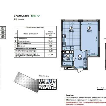 Продам 1к квартира Вікна у двір ЖК Диброва парк Сирець ЖК Dibrova Park