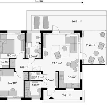 Домик 78 м2 на берегу озера, новострой.