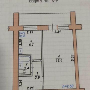 Продаж 1к Квартира Михайла Грушевського (Котовського) вулиця