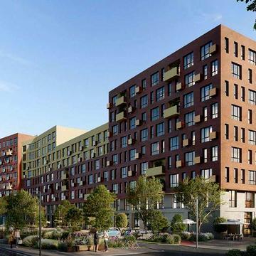 1-кімнатна квартира 43.44 м² у ЖК Father — панорамні вікна та балкон-лоджія від забудовника ЖК Father