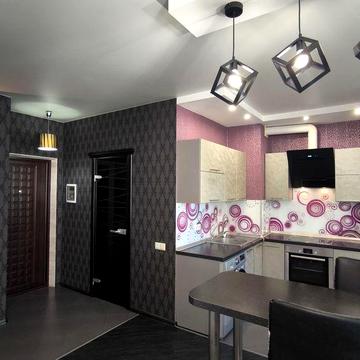 Квартира-студия с гардеробной и лоджией и отличным наполнением. Долгосрочно.