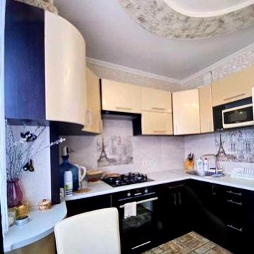 1-комн.квартира ул.Бочарова в новом доме 44м2, 3этаж, газ!