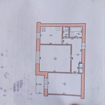 2 кімнатна квартира, Студентська, 6а (Баумана),6 поверх,49 кв.м