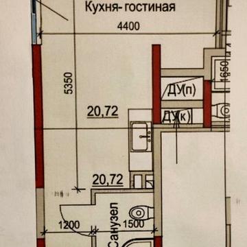 Срочно продам свою студию в ЖК «Пространство на Дачной»
