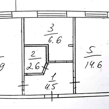 2-кімнатна квартира з роздільними кімнатами на Воскресенці | 45 м² | під ремонт