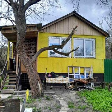 Дерев"яна дача, Княжичи 12 км до метро 6,4 соток. Ялинка. Элек. Без торгу