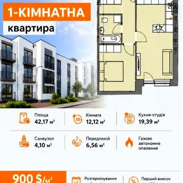 Квартира у новобудові За ціною вторинки