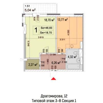 Продаж останньої квартири без ремонту в 12 будинку ЖК Новопечерські Липки ЖК Новопечерские Липки