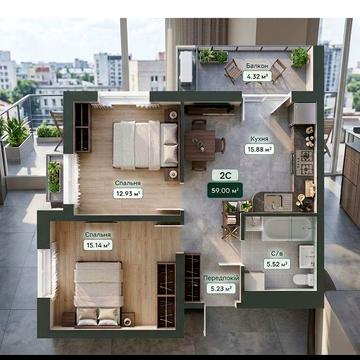 Старт продаж. Новый дом. Большой выбор квартир. без комиссии