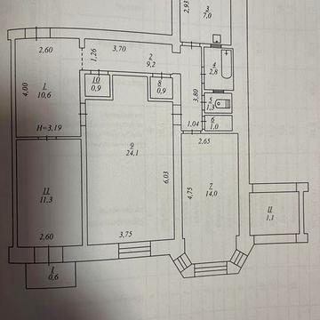 3-кімнатна квартира 85 кв