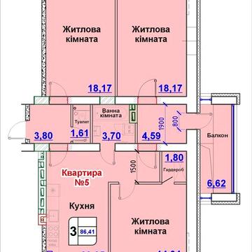Продаж 3 кімн. Квартири ЖК Озерний