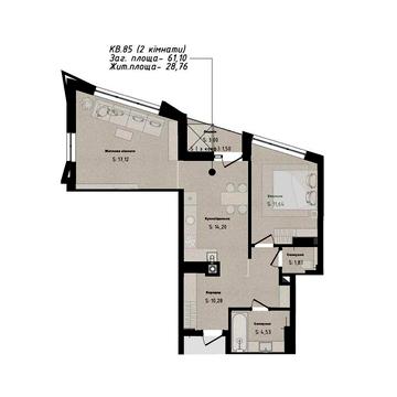 2 кімнатна квартира ЖК AurA (Біля Avalon Zelena Street) вул Зелена, Бузкова 2 БЕЗ КОМІСІЇ ЖК AurA