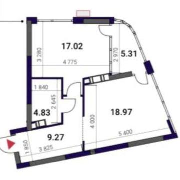 Продаж Є-Оселя! 1-к квартира 55,4 м2 ЖК Грейт Осокорки Дарницький ЖК Грейт