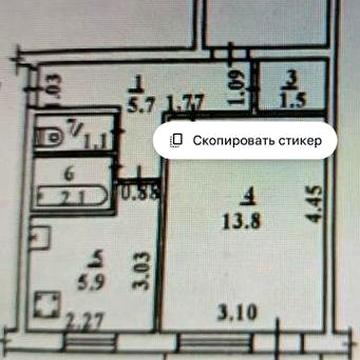 Двухкомнатная квартира Приморский район