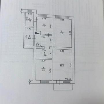 Простора 3-кімнатна квартира 73 м² | Зручне планування | м. Старокостянтинів