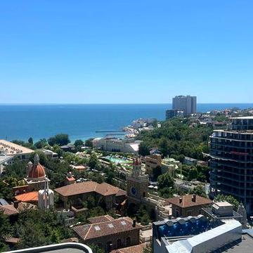 Аренда 3 комнатной квартиры с видом моря Аркадия, Гагаринплаза