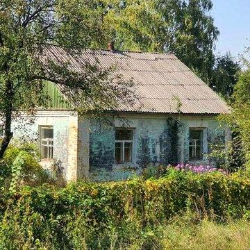 Цегляний будинок біля лісу та озер
