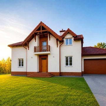 Будинок 277 м² на пагорбі — готовий дизайн-проект, вся інженерія. 45 соток, вид, 40 хв від Києва