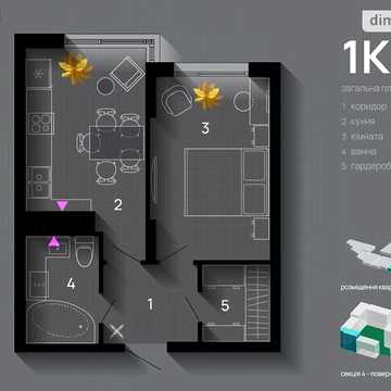 Продаж 1к Квартира Хриплинська вулиця ЖК SKYGARDEN