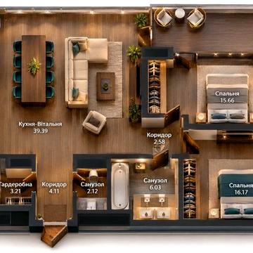 3к квартира з видом на воду Park Lake City. Найнижча ціна БЕЗ КОМІССІІ ЖК Park Lake City