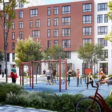 Простора 2-кімнатна квартира 64.96 м² з гардеробом та великою кухнею-вітальнею у ЖК Father ЖК Father