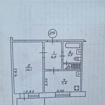 Продам  1 ком  Квартиру,  Левый берег 11 микр,м/с  7 д, Под  Ремонт.