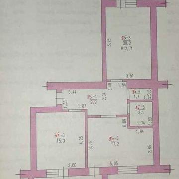 6(33841код55) 2-кімн. Можливий продаж за програмами! Таїрова. 72 кв. м.  Двостороння квартира з видом на море. Потребує косметичного ремонту