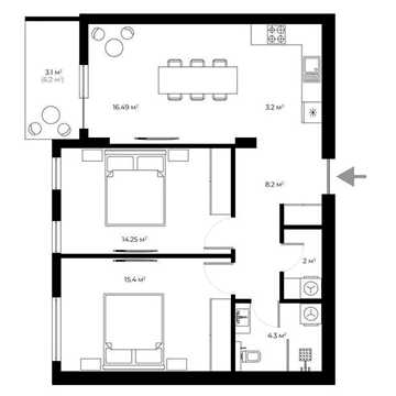 Продаж 2к Квартира Мальовнича вулиця ЖК Grand Hills