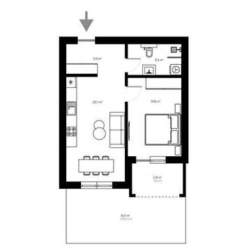 Продаж 1к Квартира Мальовнича вулиця ЖК Grand Hills