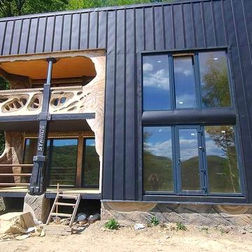 Авторський проект будинку "Symbios" 157 м.кв. в Карпатах Косів