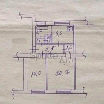 Продам 2-к квартиру, центр Києва, вул. Володимира Винниченка