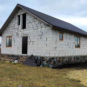 Продам не добудований будинок загальна площа 120 кв.м; м.Житомир.
