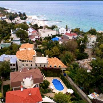 Резиденция у моря 1300м2 + 13 соток ( Госакт)‼️ Пляж Аркадия Каманина - ДОМ начало Истории