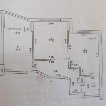 Продам 2х квартиру