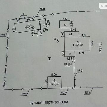Продаж 2к Дім Партизанська вулиця