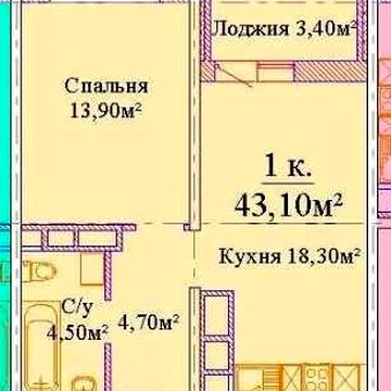 Терміновий продаж! 1- кімн. квартира 43 кв м Зданий ЖК на Черемушках біля Сіті Центру, планування з лоджією, Краща ціна 39000у.о.