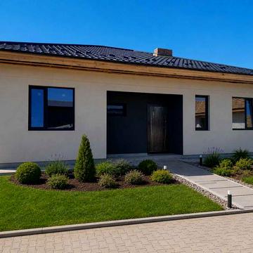 БЕЗ КОМІСІЇ продаж сучасного будинку 97м² з власною ділянкою 5 соток в с.Нове по вул. Садова
