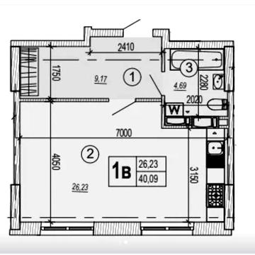 Продаж 1к квартири 40м2 в Жк Podil Plaza & Residence Київ Шевченківський р-н ЖК Podil Plaza &amp; Residence