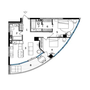 Видовая квартира в ЖК премиум класса на Печерську Taryan Towers ЖК Taryan Towers