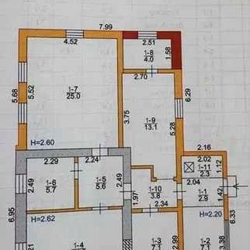 Продам дом в Новобоварском р-не. Газовое отопл. Участок 6 сотокTB