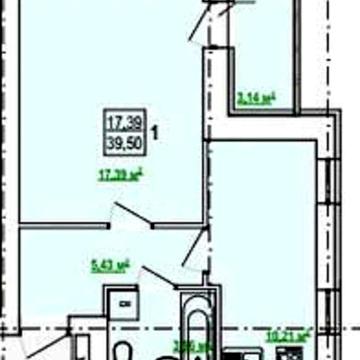 ЛУЧШЕЕ ПРЕДЛОЖЕНИЕ 1-комн квартира 39,5м2 ЖК ГИДРОПАРК MV ЖК ГИДРОПАРК