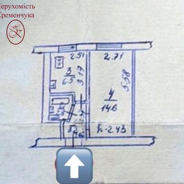 Продаж / 1-кімнатна Квартира / вул. Республіканська