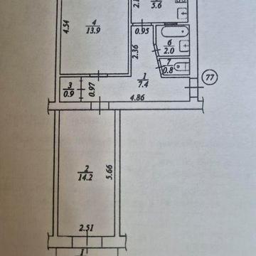 Продам 2к квартиру на Калиновой