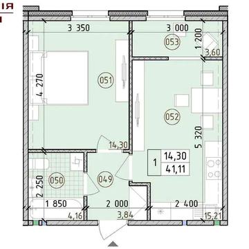 Продаж 1к квартири 41,1кв, БЕЗ%, від власника. ЖК Нова Англія / Новая Англия ЖК Нова Англія