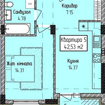 Продаж 1к Квартира Василя Гаджеги (Радіщева) вулиця ЖК Lizrome