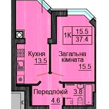 ‼️Готова 1к.квартира в ЖК Софія Нова.‼️На фонтан‼️ ЖК Софія Нова