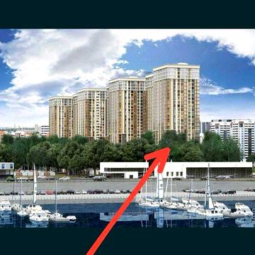 Продаж 2-кімнатної квартири в першому будинку на 6 поверсі ЖК Урлівський 1, Видовий будинок. Дуже гарний вид з вікон -ТЦ River Mall, річка Дніпро ЖК Урловський-1